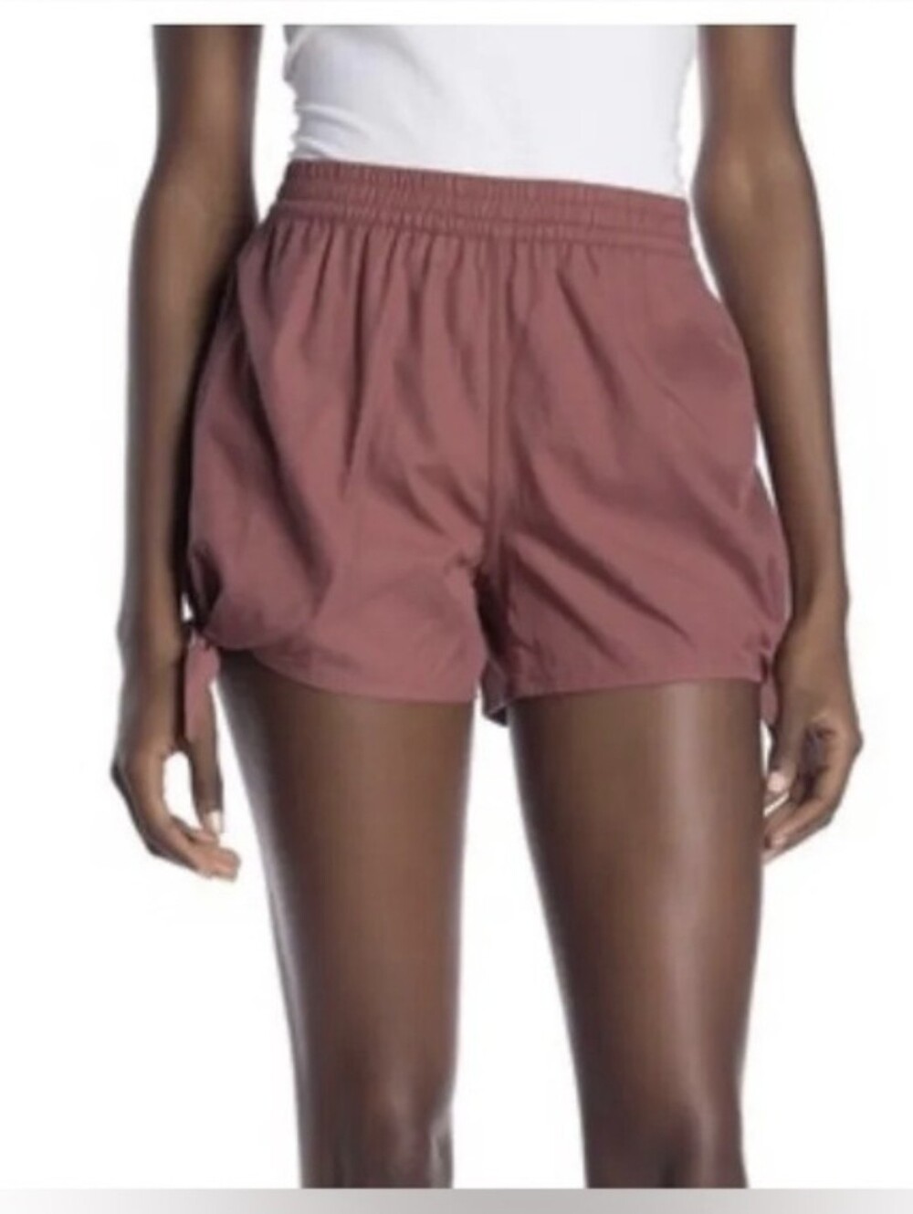 Madewell Autumn Berry Pink Pull On Shorts Size Medium